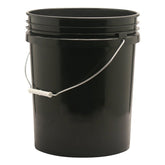 Leaktite 005G01BK120 Pail, 5 gal, Plastic, Black